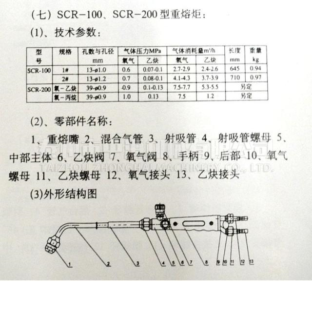 重熔炬參數